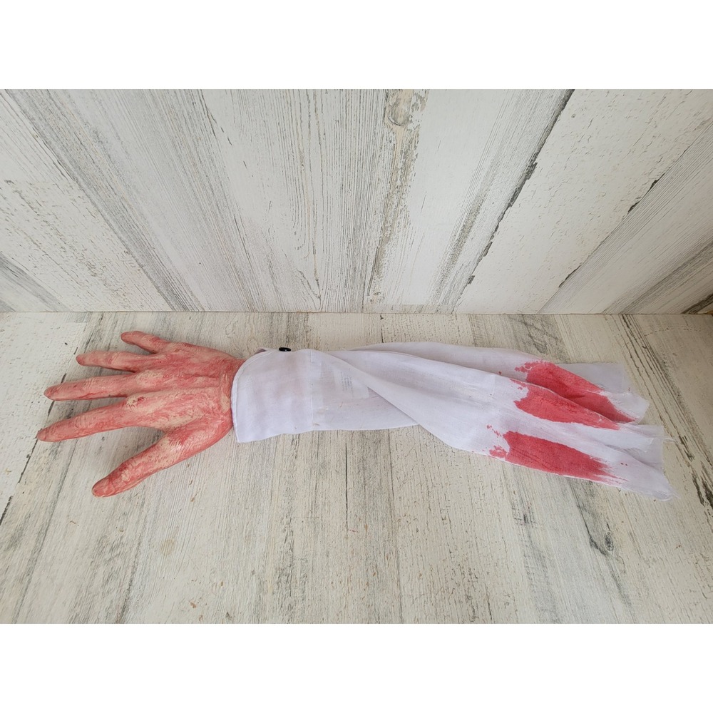 Bloody amputated arm Halloween scary home‎ prop decor hand